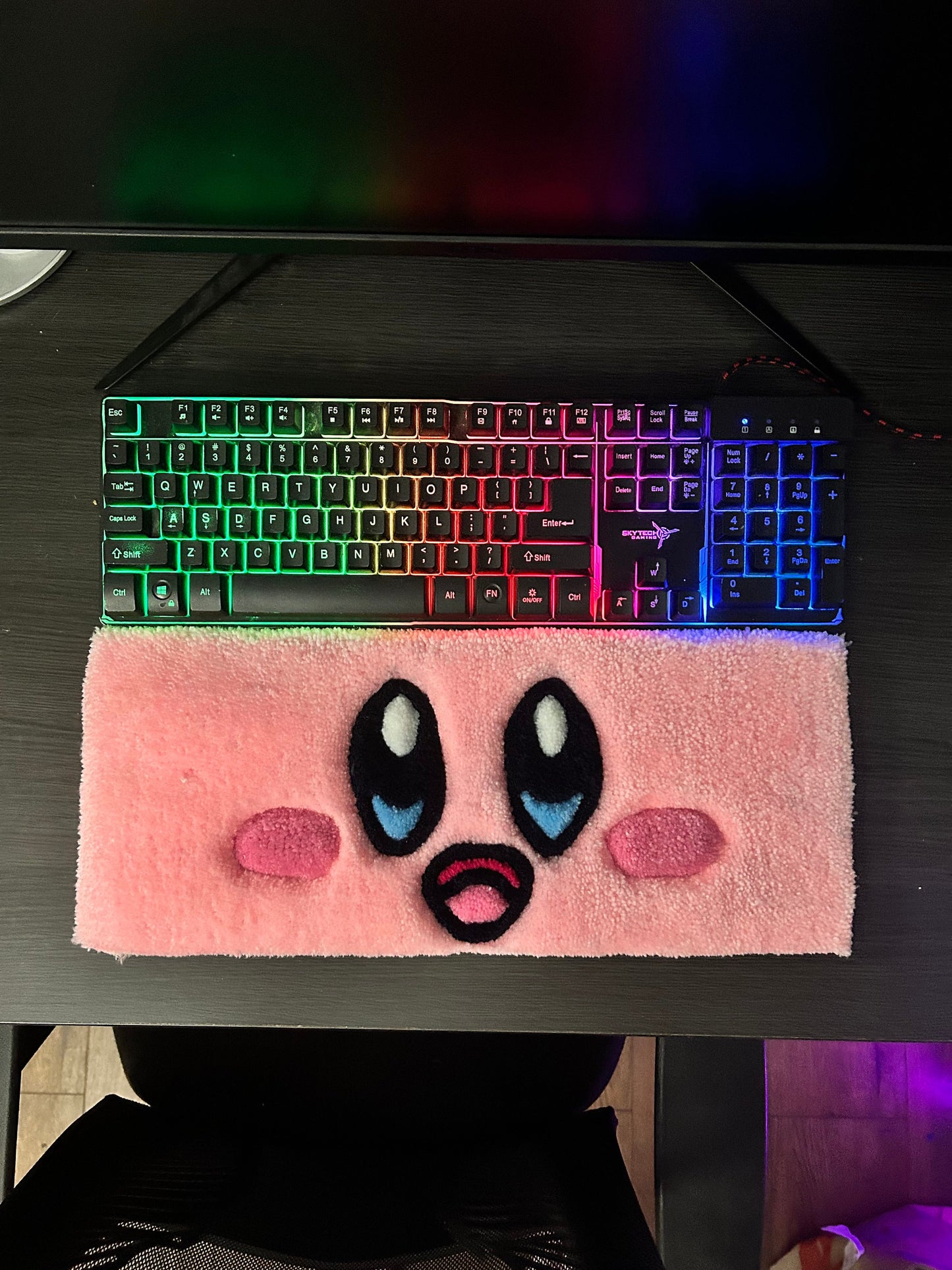 Kirby Keyboard Rug