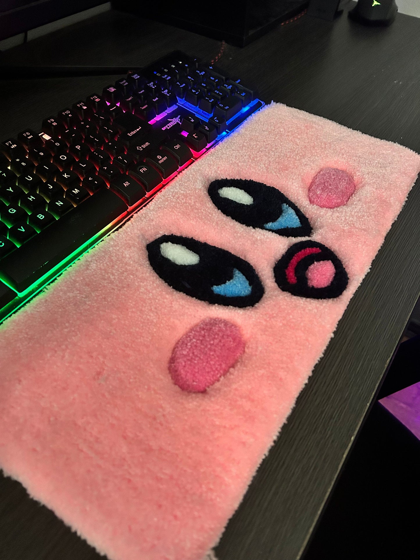 Kirby Keyboard Rug