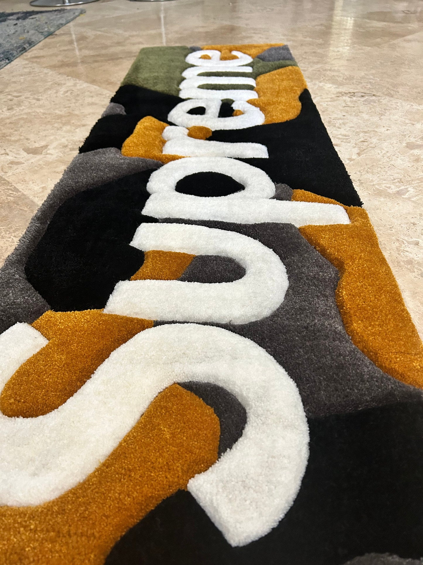 Box Logo Camo Rug