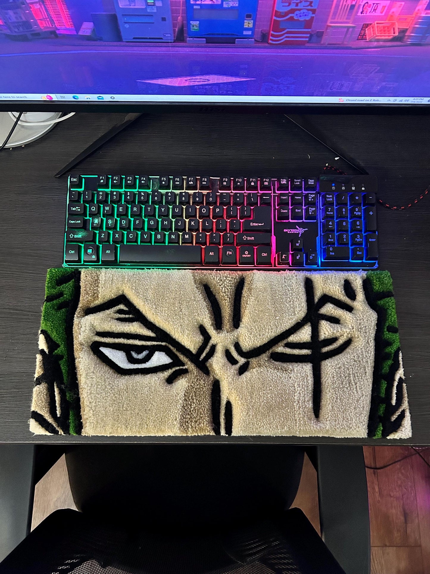 Zoro Keyboard Rug