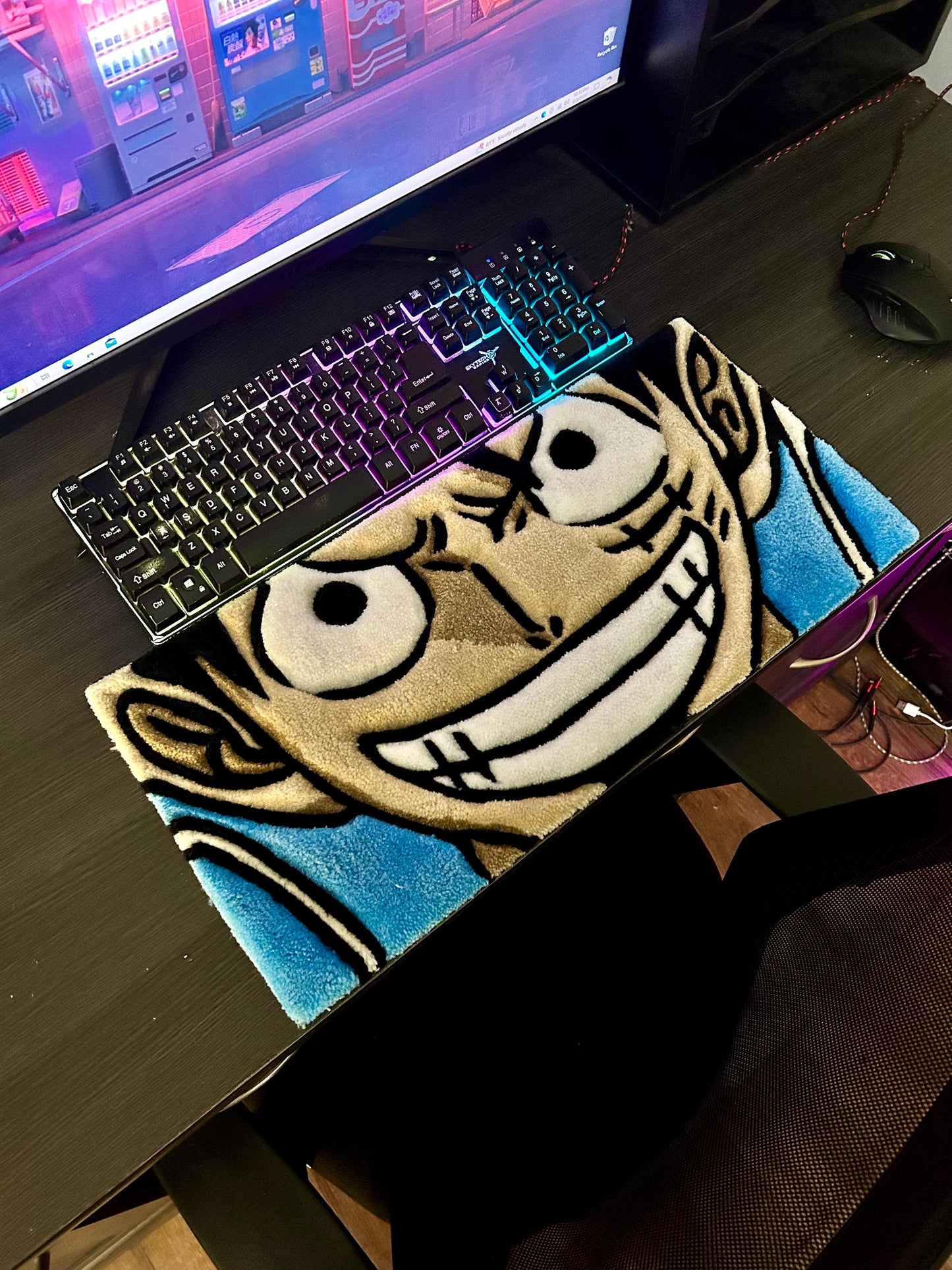 Luffy Keyboard Rug