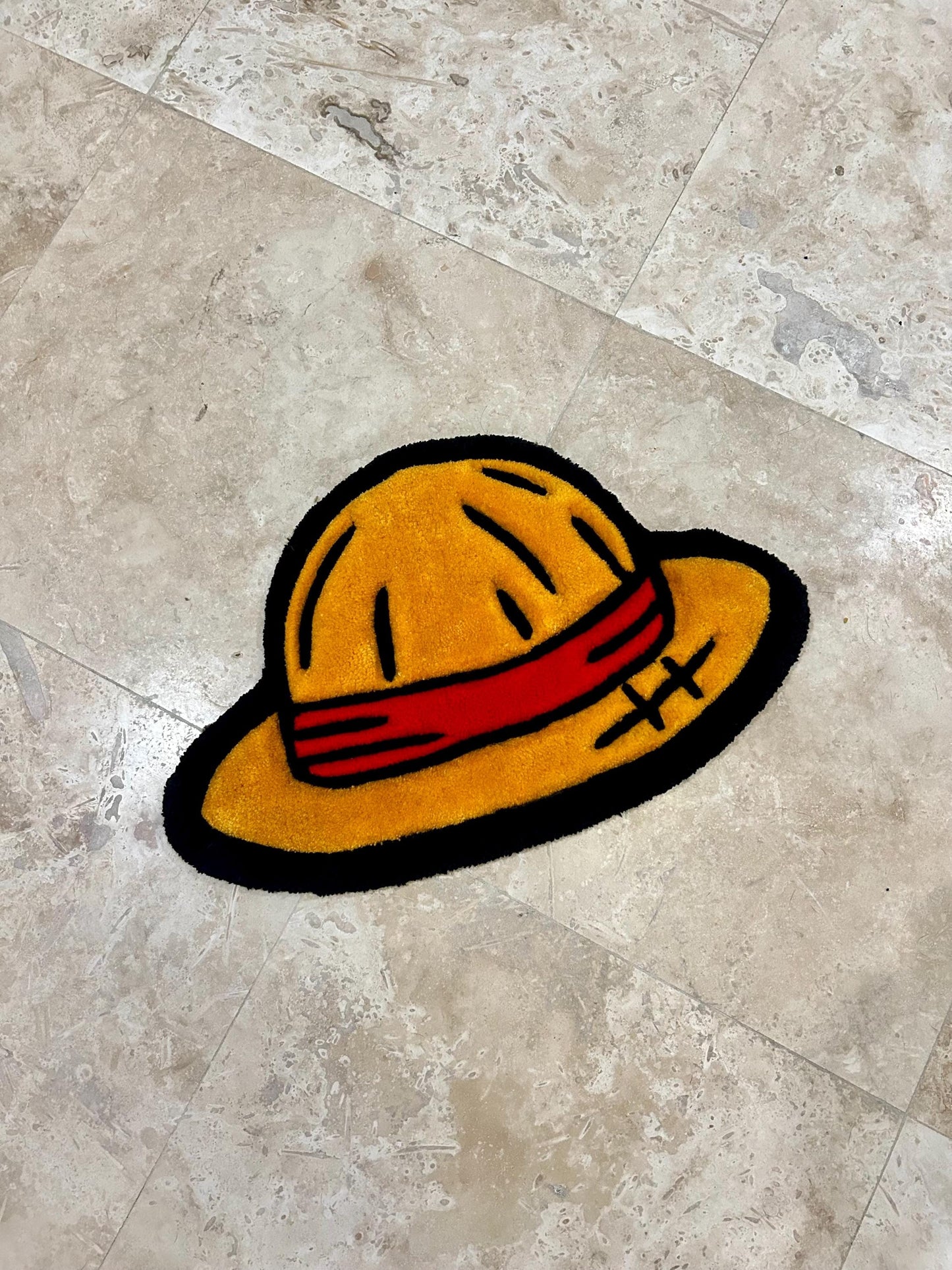 Luffy Straw Hat Custom Rug