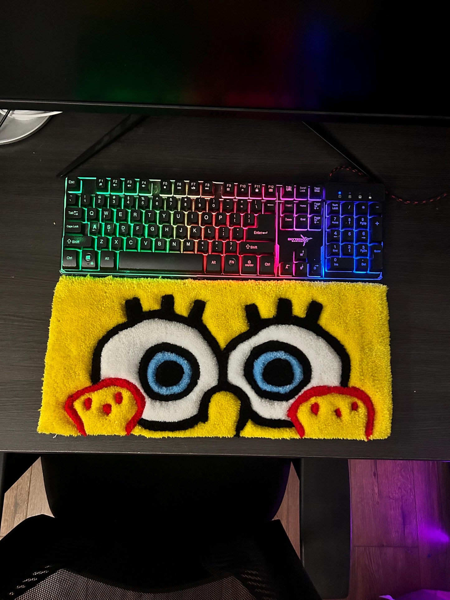 SpongeBob Keyboard Rug