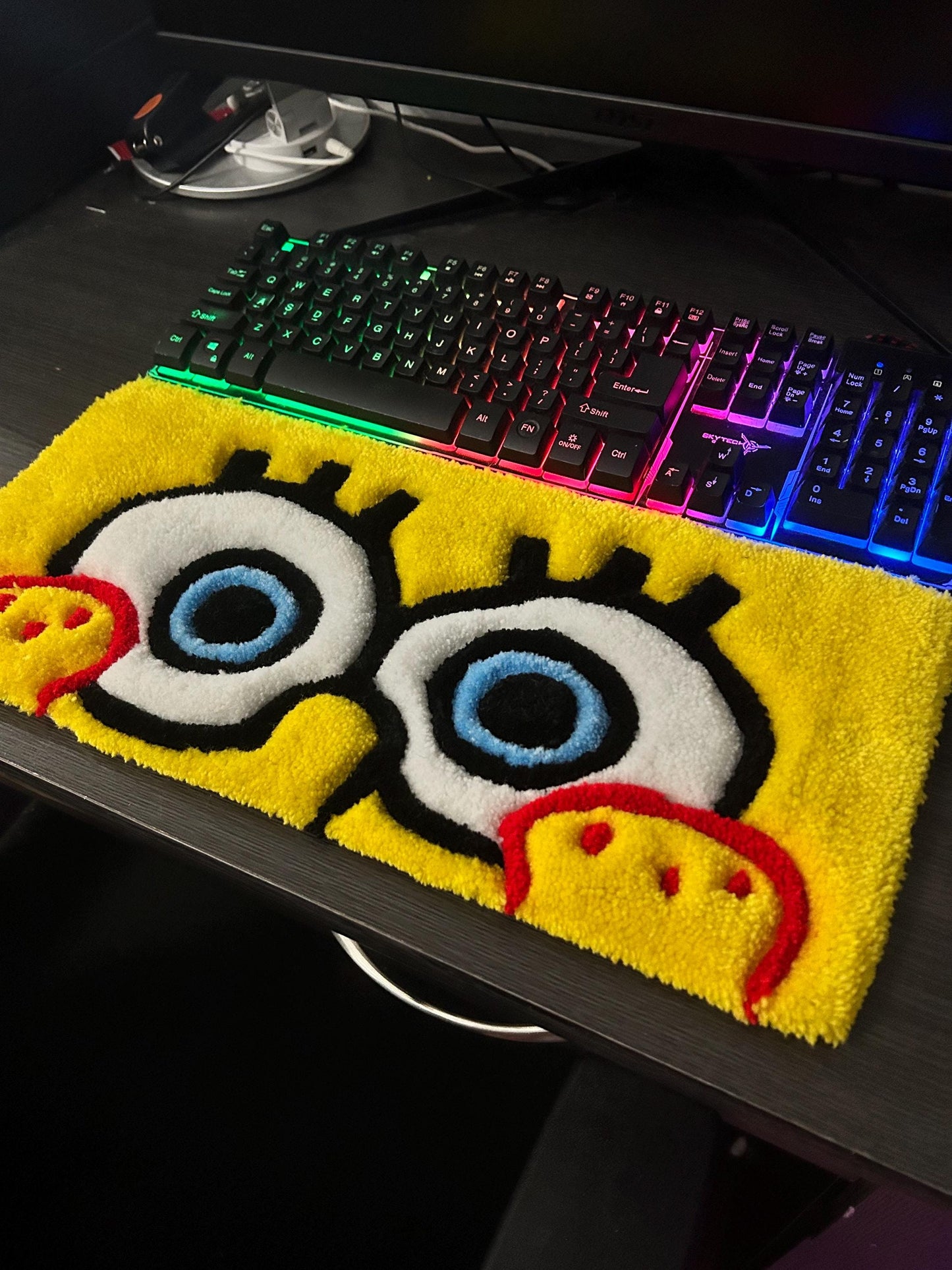 SpongeBob Keyboard Rug