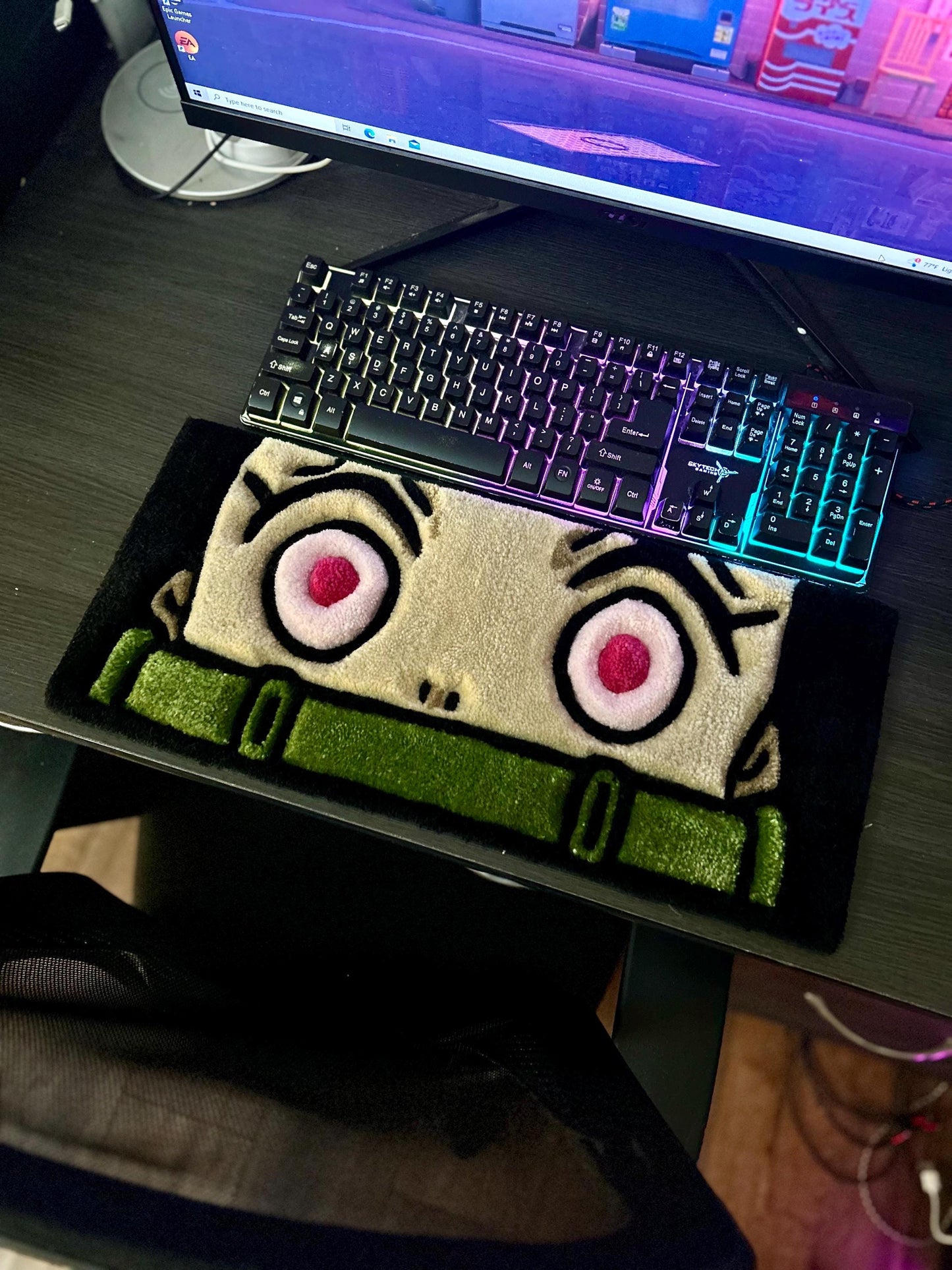 Nezuko Demon Slayer Keyboard Rug