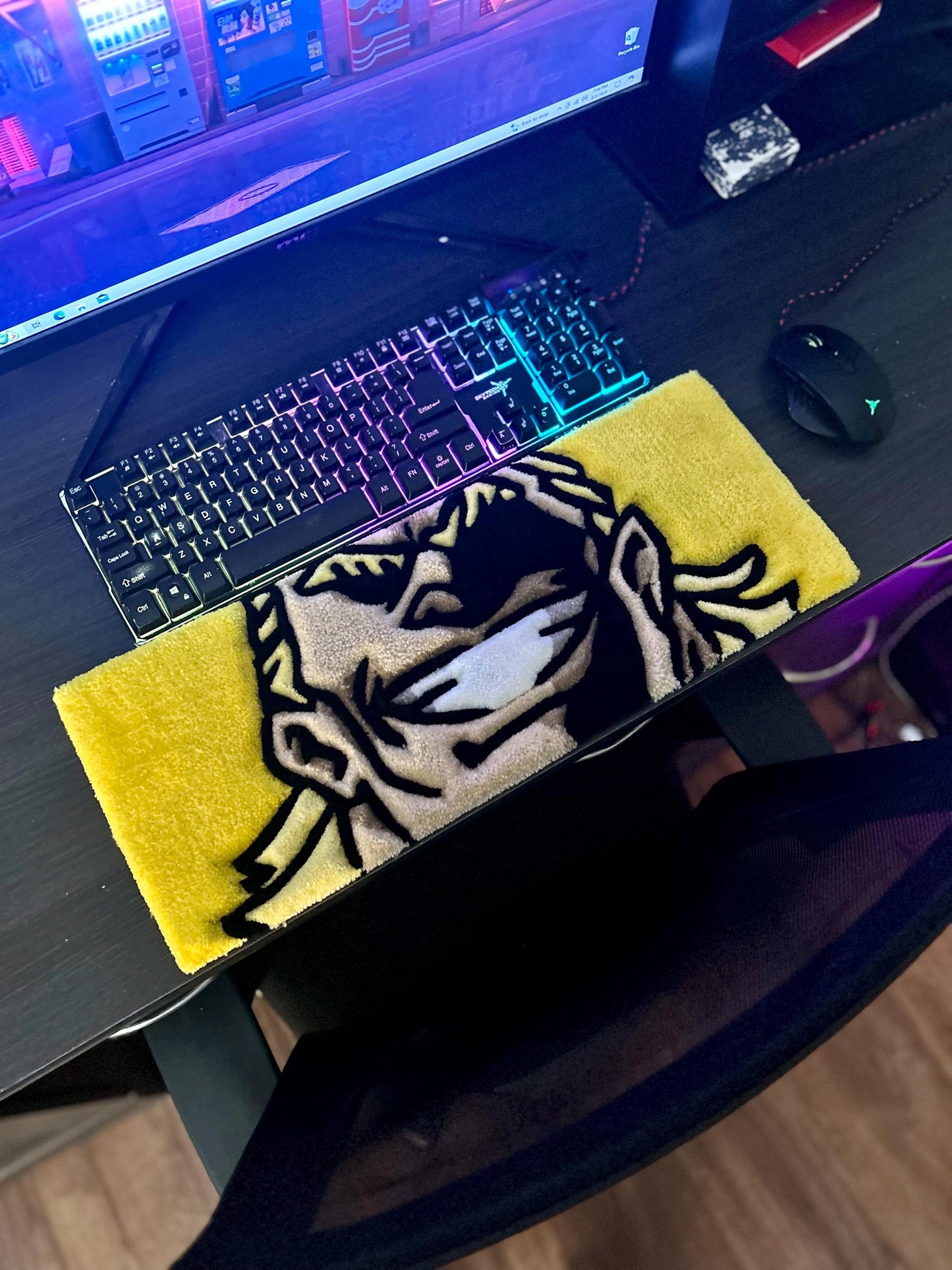 All Might Keyboard Rug