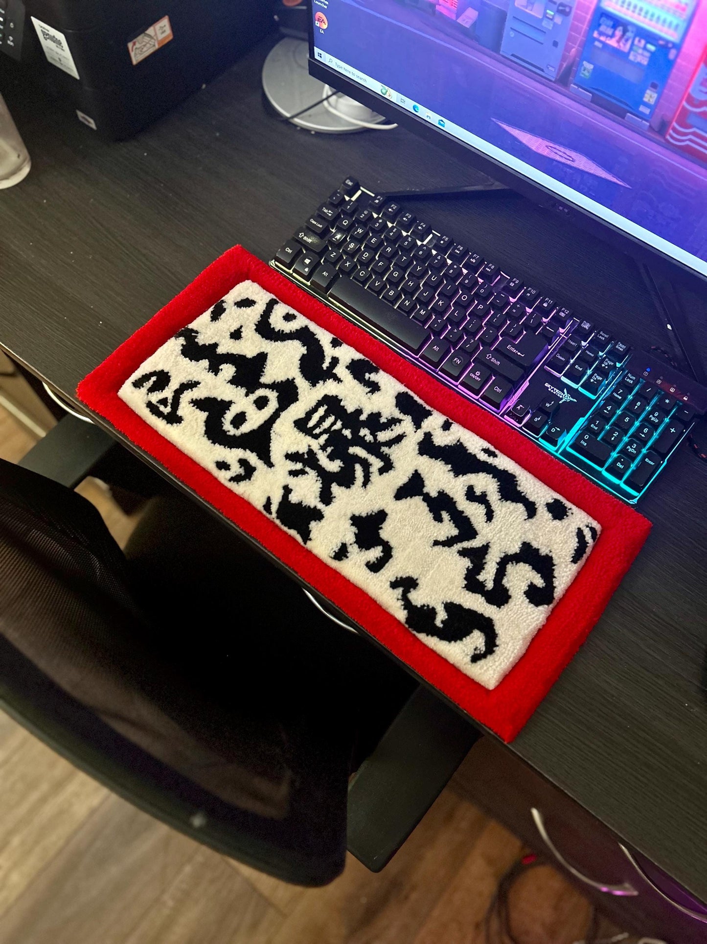 Naruto Scroll Keyboard Rug