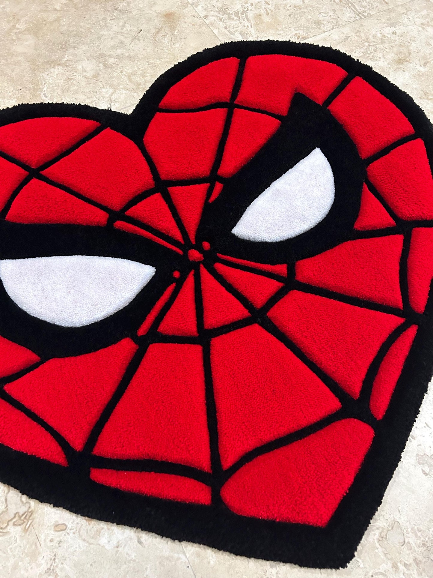 SpiderMan Heart Rug